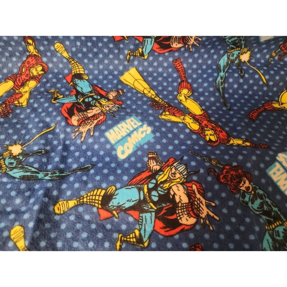 Marvel Comics Power‎ Up  Flannel Fabric 2 yards x 42"            CP61835